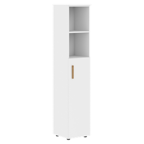 Высокий шкаф колонна с глухой средней дверью правой FORTA Белый FHC 40.5 (R) (399х404х1965) в Энгельсе