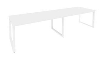 Стол переговорный O.MO-PRG-2.4 Белый/Белый бриллиант в Саратове