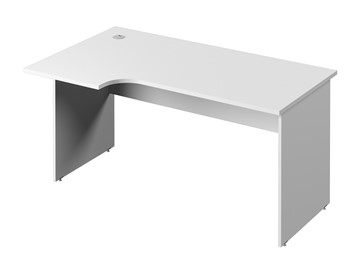 Письменный стол С-35 левый, цвет Белый в Саратове