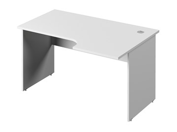 Эргономичный стол С-34 правый, цвет Белый в Саратове