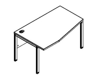 Эргономичный стол XMCT 149L, левый, 1400х900х750 в Саратове
