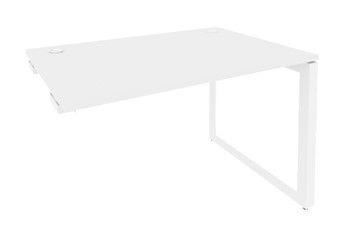 Стол приставка O.MO-SPR-4.7 Белый/Белый бриллиант в Саратове