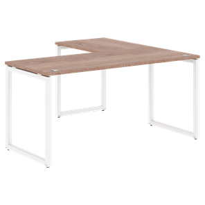 Письменный стол угловой левый XTEN-Q Дуб-сонома- белый XQCT 1615 (L) (1600х1500х750) в Саратове