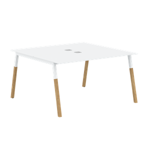 Переговорный стол FORTA Белый-Белый-БукFWST 1313 (1380x1346x733) в Балаково