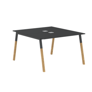 Переговорный стол FORTA Черный Графит-Черный Графит-Бук  FWST 1113 (1180x1346x733) в Балаково