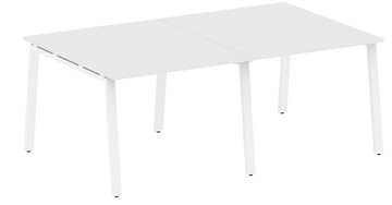 Конференц-стол переговорный БА.ПРГ-2.2, Белый/Белый в Энгельсе