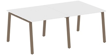 Стол для совещаний БА.ПРГ-2.2, Белый/Мокко в Энгельсе