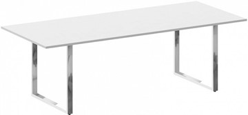 Конференц-стол переговорный Metal system direct БО.ПРГ-240 Белый в Энгельсе