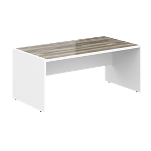 Стол для руководителя MORRIS Дуб Базель/Белый MST 189 (1800x900x750) в Энгельсе