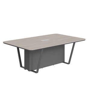 Стол для заседаний LINE Дуб-серый-антрацит СФ-571722.1 (2200х1340х754) в Саратове