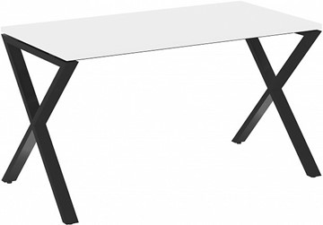 Стол письменный Loft VR.L-SRX-3.7, Белый Бриллиант/Черный металл в Саратове