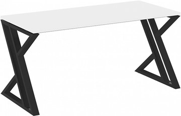 Стол письменный Loft VR.L-SRZ-4.7, Белый Бриллиант/Черный металл в Энгельсе