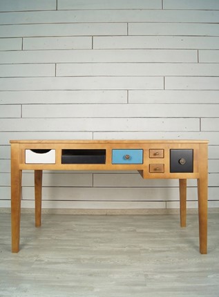 Письменный стол Aquarelle Birch с 6 ящиками (RE-12ETG/4) в Энгельсе - изображение