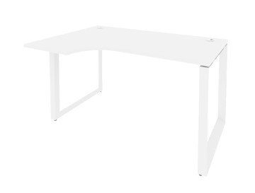 Эргономичный стол O.MO-SA-2L Белый/Белый бриллиант в Энгельсе