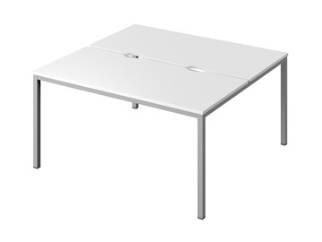 Письменный стол СL-42 (Белый/каркас серый) в Саратове