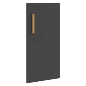 Низкая дверь для шкафа правая FORTA Черный Графит FLD 40-1(R) (396х18х766) в Энгельсе