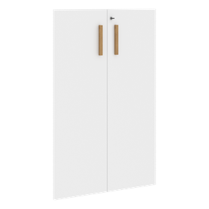 Средние двери для шкафов с замком FORTA Белый FMD 40-2(Z) (794х18х1164) в Саратове
