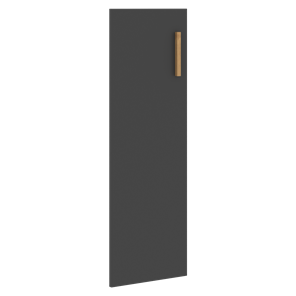 Дверь для шкафа средняя левая FORTA Черный Графит FMD40-1(L) (396х18х1164) в Энгельсе