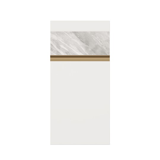 Щит декоративный Айла ЛД 688.060.000, Белый/Статуарио, исполнение 1 в Саратове - изображение 1