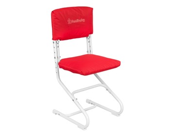 Комплект чехлов на спинку и сиденье стула СУТ.01.040-01 Красный, ткань Оксфорд в Саратове
