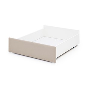 Ящик для детской кровати Litn мягкий для кроватей 160х80 холодный бежевый (микрошенилл) в Энгельсе