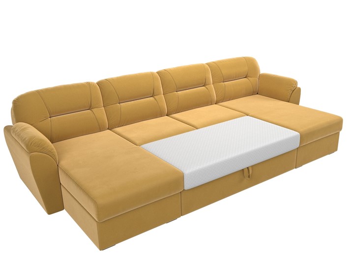 П-образный диван Бостон, Желтый (микровельвет) в Саратове - изображение 8
