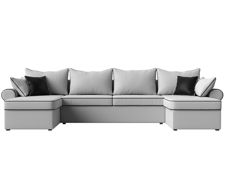 П-образный диван Элис, Белый (экокожа) в Энгельсе - изображение 3