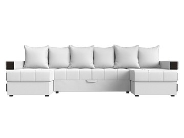 Большой П-образный диван Венеция боннель, Белый (Экокожа) в Саратове - предосмотр 1