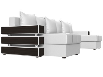 Большой П-образный диван Венеция боннель, Белый (Экокожа) в Саратове - предосмотр 3