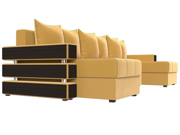 П-образный диван Венеция боннель, Желтый (Микровельвет) в Саратове - предосмотр 3