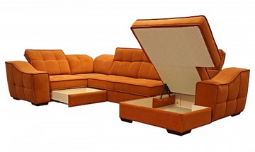 Угловой диван N-11-M (П1+ПС+УС+Д2+Д5+П1) в Энгельсе - предосмотр 1