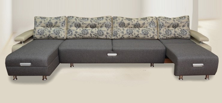 П-образный диван Престиж-15 микс в Саратове - изображение 1