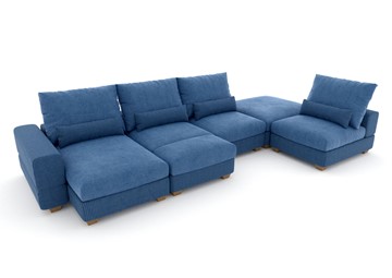 П-образный диван V-10-M П (П1+Д4+Д2+УС+ПС), Memory foam в Саратове