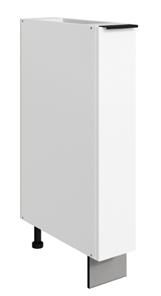 Тумба кухонная Стоун L150 (1 дв.гл.) (белый/джелато софттач) в Энгельсе