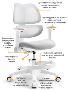 Растущее детское кресло Dream Air Y-607 G в Энгельсе - предосмотр 1
