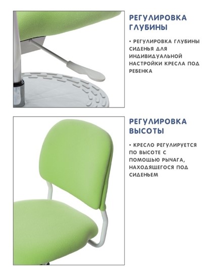 Кресло растущее Holto-15 зеленое в Саратове - изображение 5