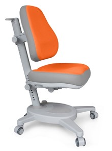 Растущее кресло Mealux Onyx (Y-110) OG  - серое + чехол оранжевый с серыми вставками в Саратове
