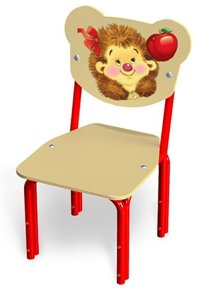 Детский стул Ежик (Кузя-Еж(1-3)ВКр) в Энгельсе - изображение