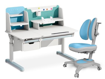 Комплект из кресла и растущей парты Mealux Electro 730 WB + надстр + Y-115 BLG в Саратове