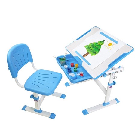 Стол растущий и стул Karo Blue в Саратове - изображение
