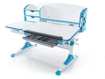 Детский стол-трансформер Mealux Aivengo-L, EVO-720 WB, синяя в Энгельсе