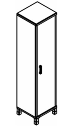 Шкаф Born В-702.1 L/R 475х450х2054 мм в Энгельсе - изображение